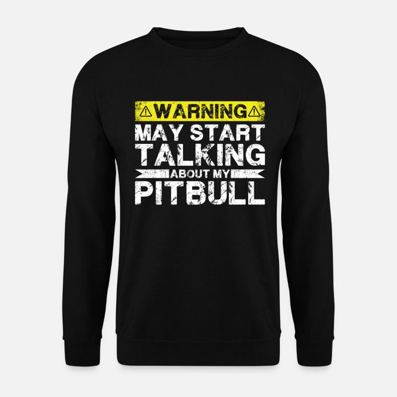 En parlant de pit-bull - Sweat-shirt Unisexe - noir