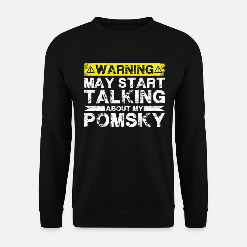 En parlant de Pomsky - Sweat-shirt Unisexe - noir