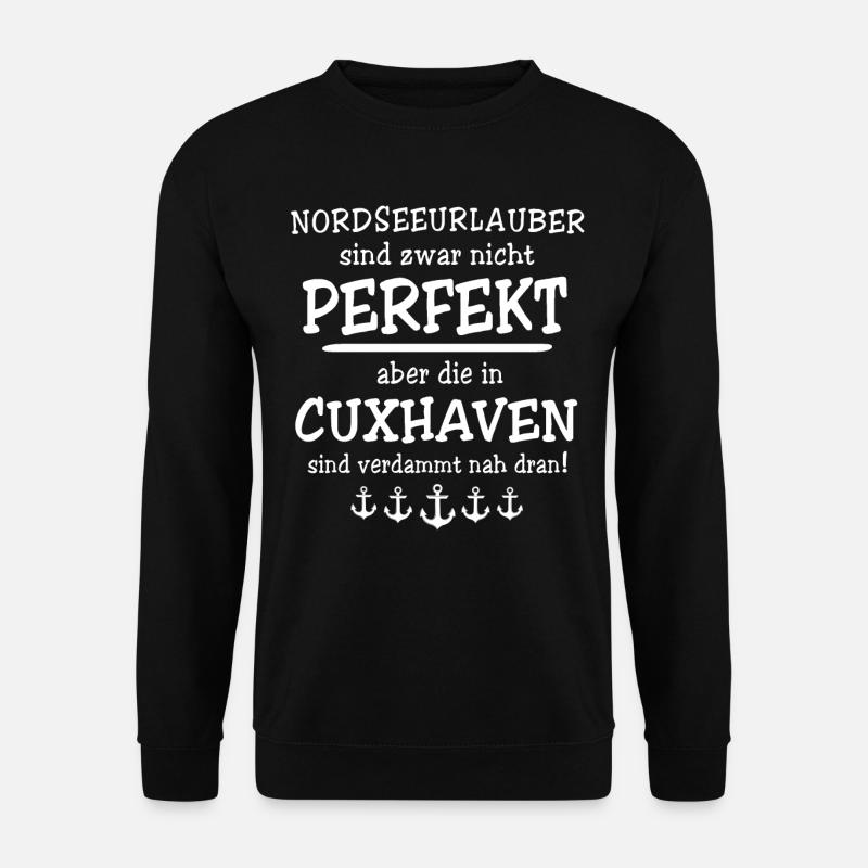 Cuxhaven - Unisex Pullover - Schwarz