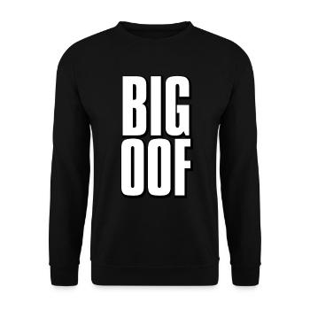 Grand oof mème - Sweat-shirt Unisexe - noir - Devant - Alina (178cm) & Michal (187cm)
