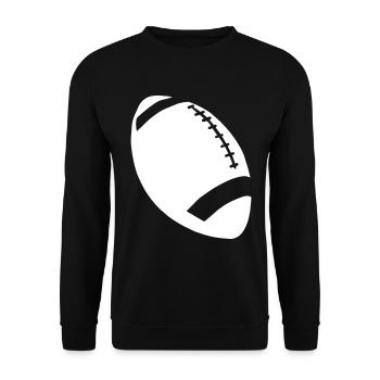 Football américain - Sweat-shirt Unisexe - noir - Devant - Alina (178cm) & Michal (187cm)