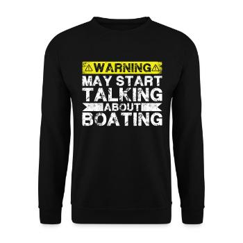 Commencez à parler de la navigation de plaisance - Sweat-shirt Unisexe - noir - Devant - Alina (178cm) & Michal (187cm)