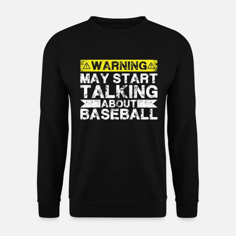 Apropos Baseball - Unisex Pullover - Schwarz