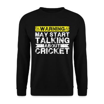 En parlant de cricket - Sweat-shirt Unisexe - noir - Devant - Alina (178cm) & Michal (187cm)