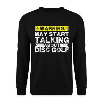 Parlez de Disc Golf - Sweat-shirt Unisexe - noir - Devant - Alina (178cm) & Michal (187cm)