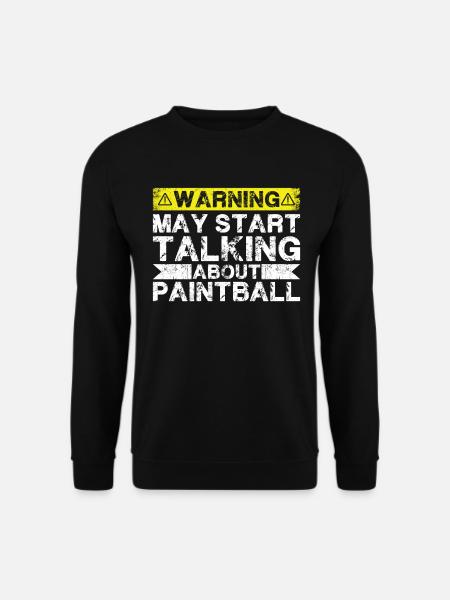 Speaking of paintball - Unisex Sweatshirt - black