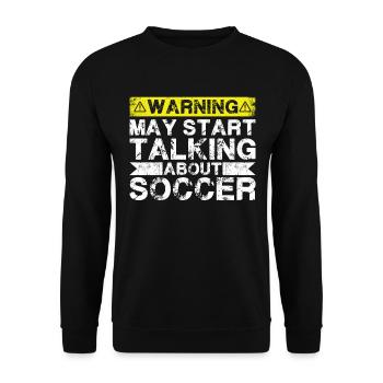 En parlant de football - Sweat-shirt Unisexe - noir - Devant - Alina (178cm) & Michal (187cm)