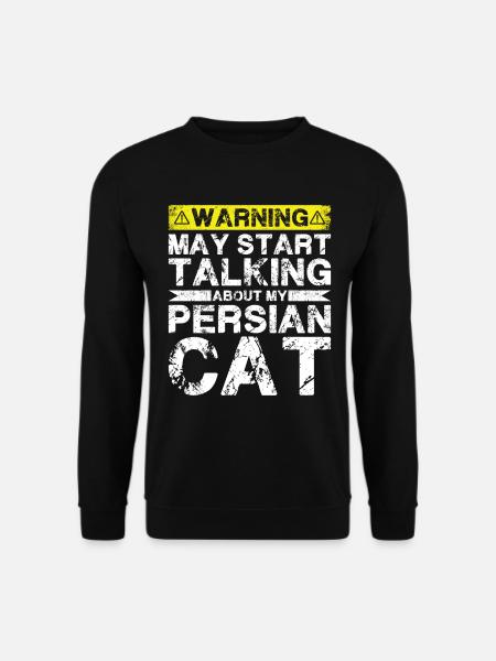Apropos Perserkatze - Unisex Pullover - Schwarz