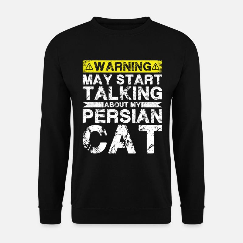 Apropos Perserkatze - Unisex Pullover - Schwarz