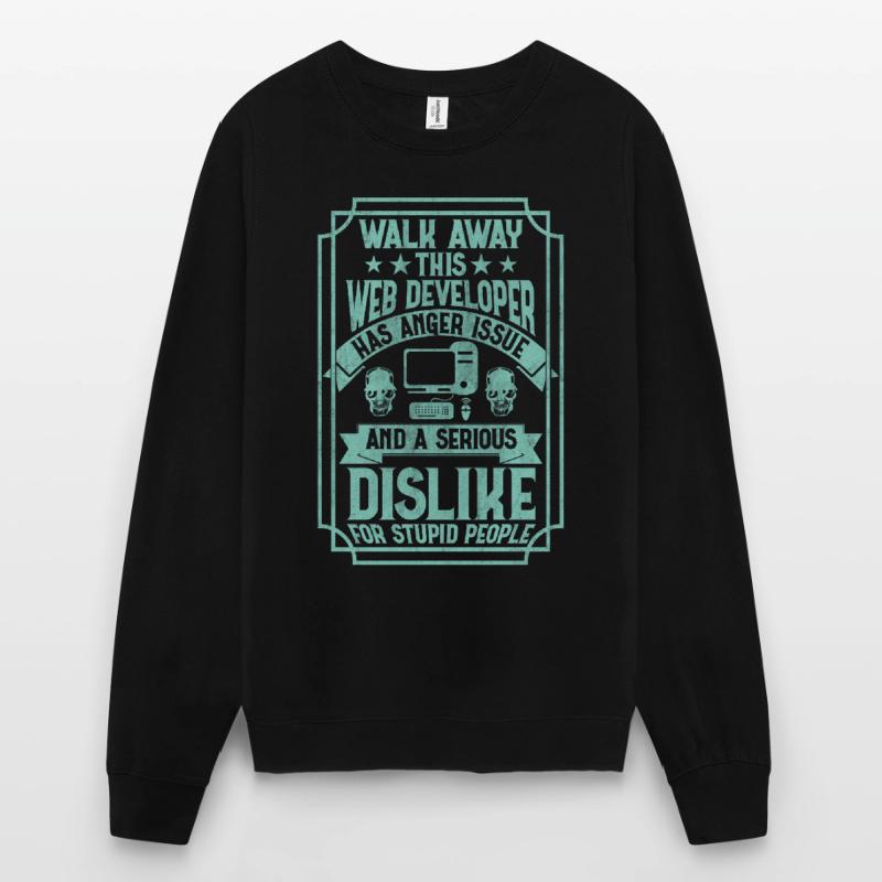 Funny Programmer Web Developer Funny Unisex Sweatshirt
