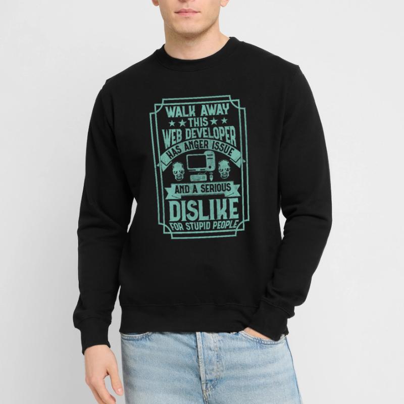 Funny Programmer Web Developer Funny Unisex Sweatshirt