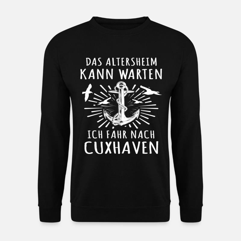 Cuxhaven - Unisex Pullover - Schwarz