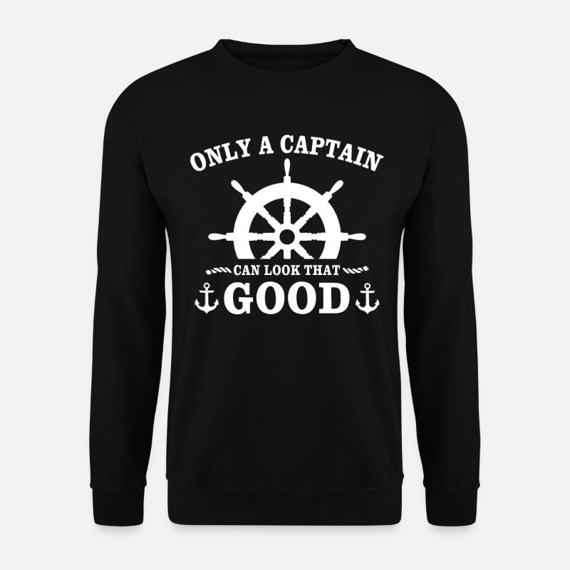 Captain Boat Captain - Unisex Sweatshirt - black