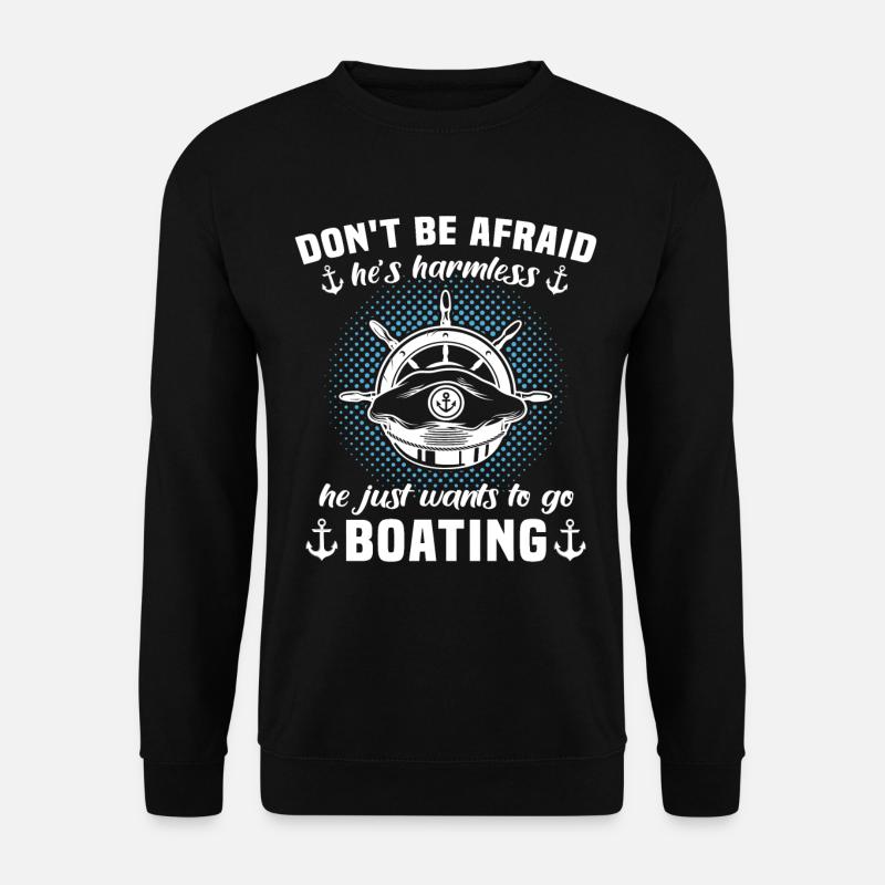 Captain Boat Captain - Unisex Sweatshirt - black