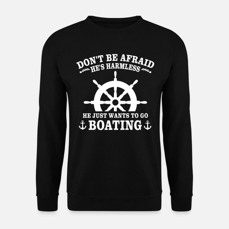 Captain Boat Captain - Unisex Sweatshirt - black