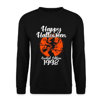 happy halloween Limited edition 1998 - Unisex Sweatshirt - black - Front - Alina (178cm) & Michal (187cm)