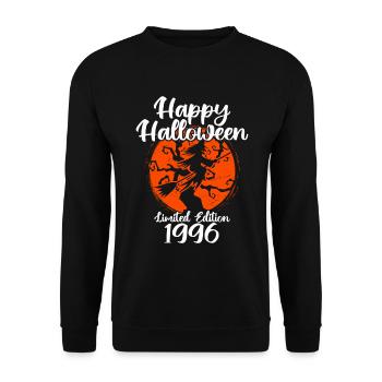 happy halloween Limited edition 1996 - Unisex Sweatshirt - black - Front - Alina (178cm) & Michal (187cm)