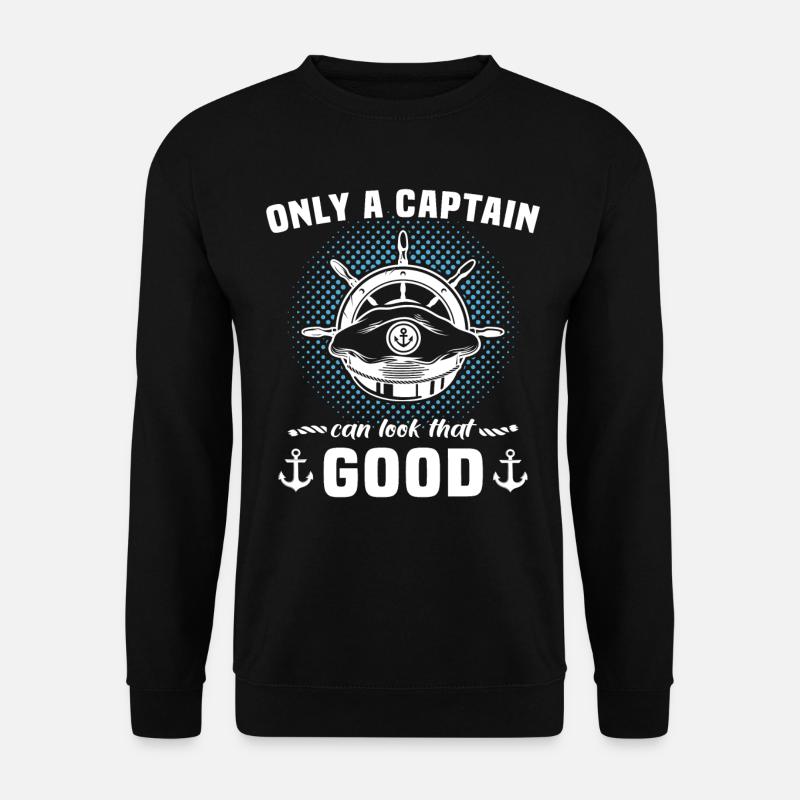 Captain Captain Boat - Unisex Sweatshirt - black