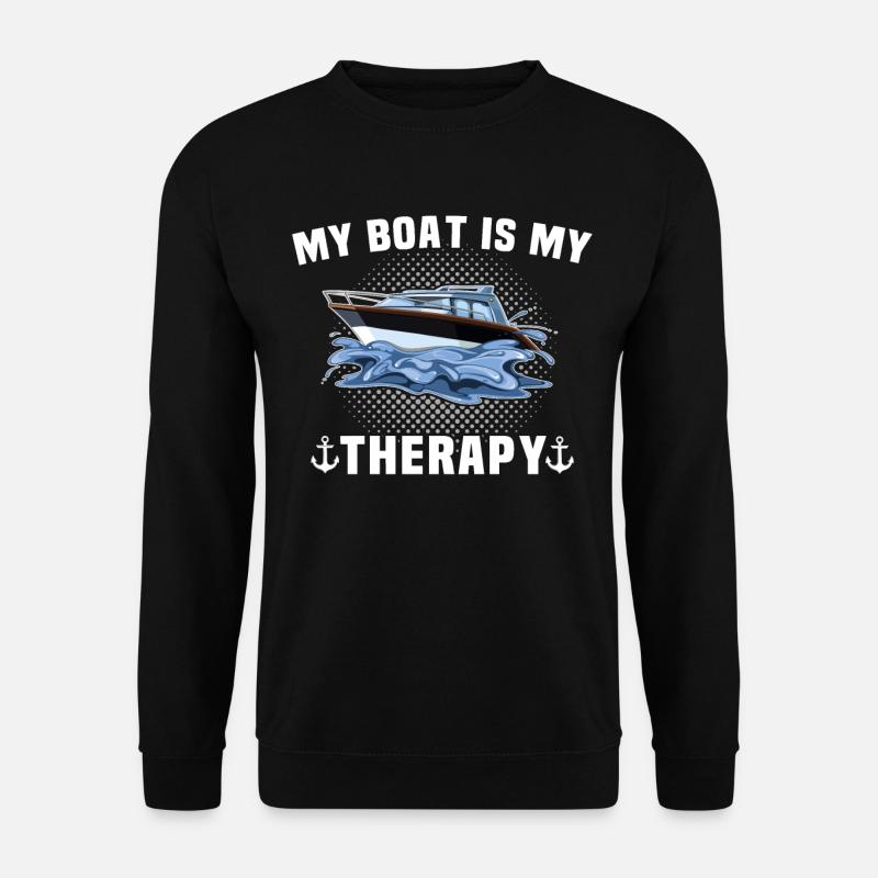 Captain Captain Boat - Unisex Sweatshirt - black