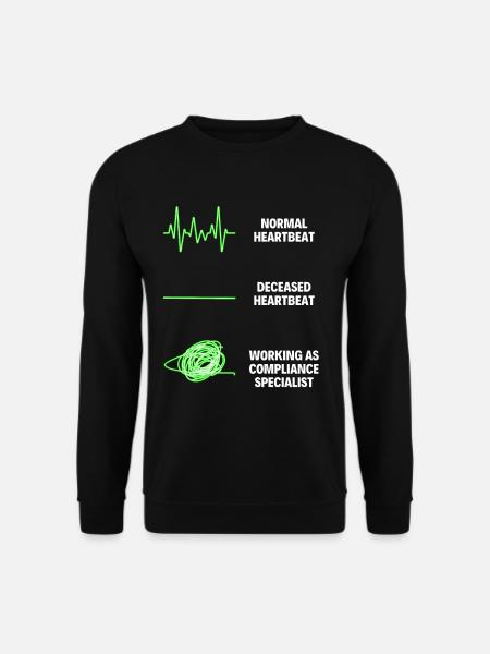 Funny Compliance Specialist Professional Workers - Unisex Pullover - Schwarz