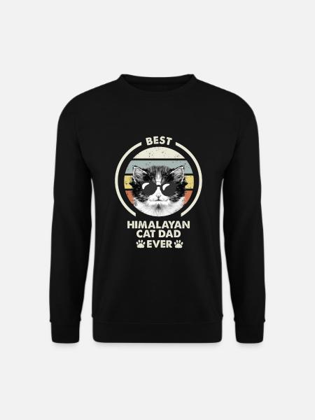 Cat Dad - Himalayan Cat - Unisex Sweatshirt - black