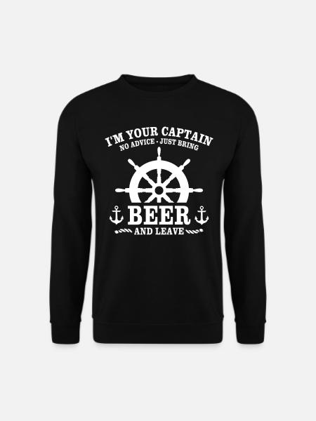 Capitaine Beer - Sweat-shirt Unisexe - noir
