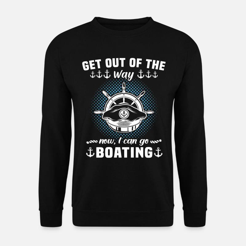 Capitaine bateau permis bateau bateau - Sweat-shirt Unisexe - noir