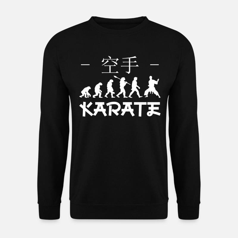 Karate. Kampfsport. Karate Karateka Geschenkidee - Unisex Pullover - Schwarz