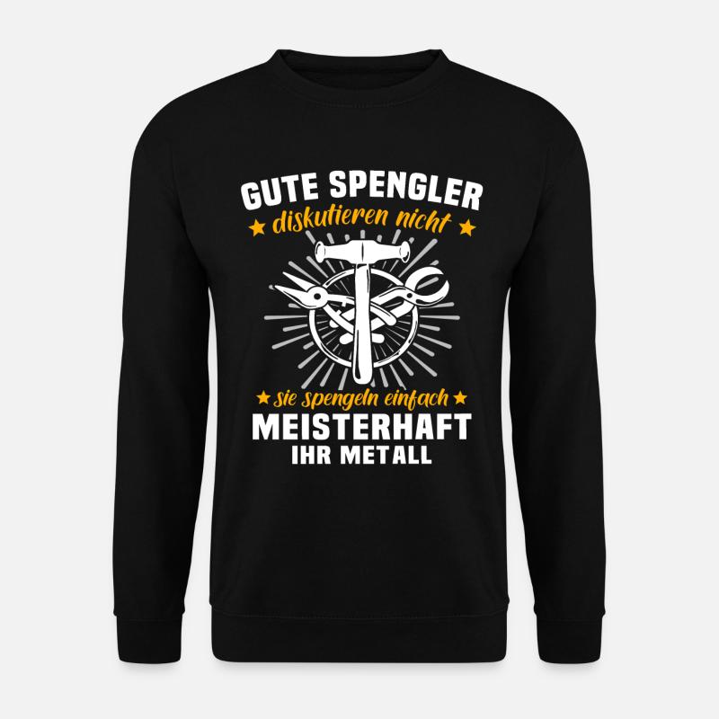 Spengler Beruf Bauspengler - Unisex Pullover - Schwarz