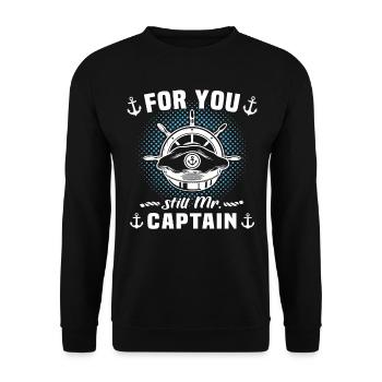 Kapitän Boot Bateau Capitaine - Sweat-shirt Unisexe - noir - Devant - Alina (178cm) & Michal (187cm)