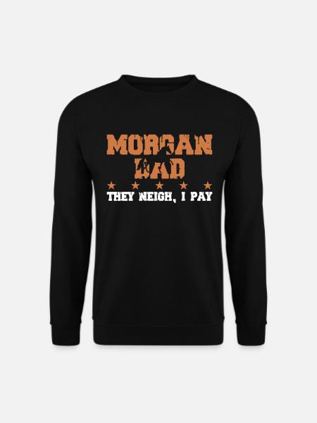 Pferdevater - Morgan - Unisex Pullover - Schwarz