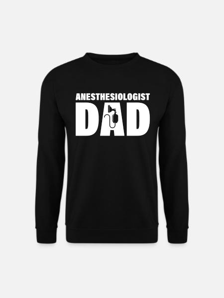 Job - Anesthesiologist Dad - Unisex Sweatshirt - black