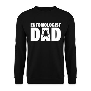 Job - Entomologiste Papa - Sweat-shirt Unisexe - noir - Devant - Alina (178cm) & Michal (187cm)