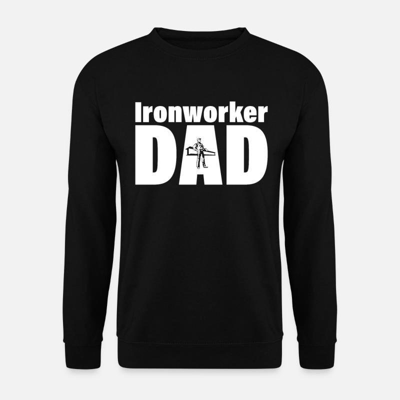 Job - Eisenarbeiter Vater - Unisex Pullover - Schwarz