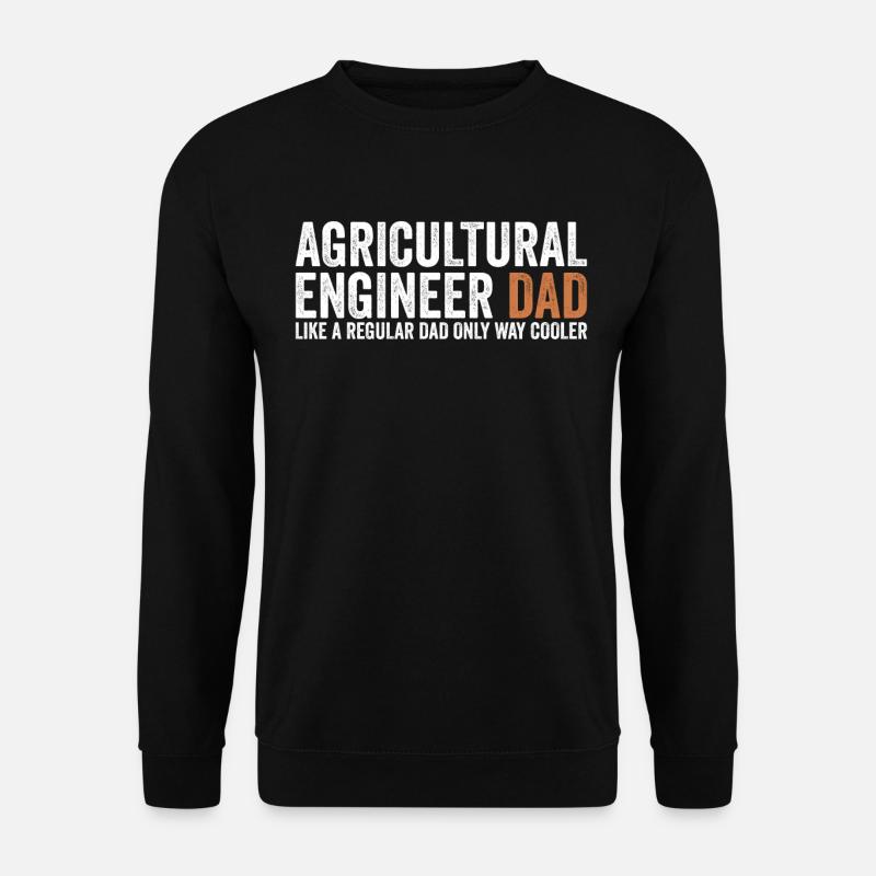 Papa - Agricultural Engineer - Unisex Sweatshirt - black