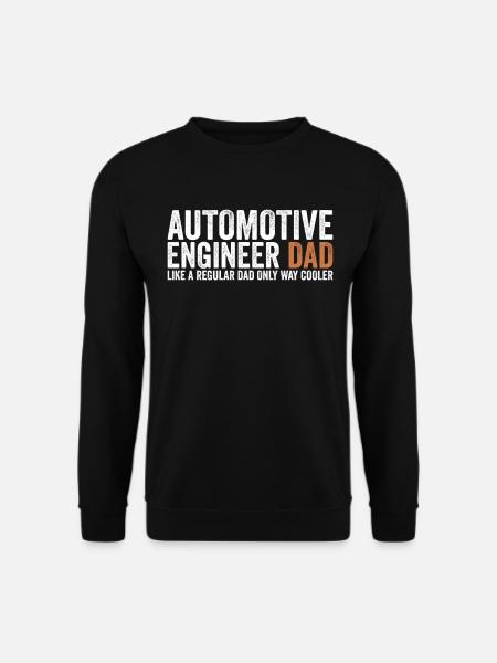 Papa - Automotive Engineer - Unisex Sweatshirt - black