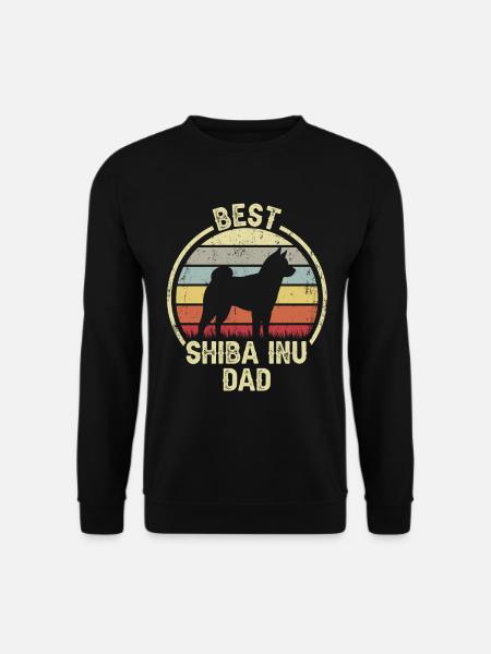 Bester Hund Dad - Shiba Inu - Unisex Pullover - Schwarz
