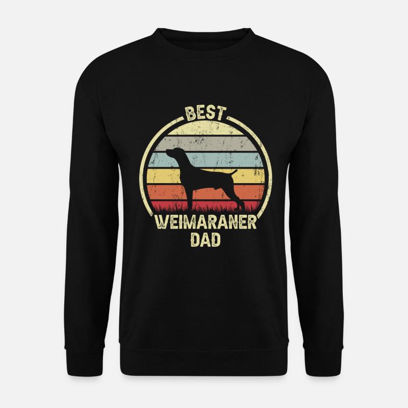Best Dog Dad - Weimaranerer - Unisex Sweatshirt - black