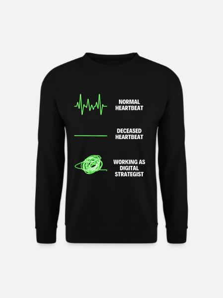 Digital Strategist Digital Marketing Manager - Unisex Pullover - Schwarz
