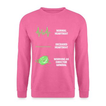 Directeur général Directeur général Professionnel - Sweat-shirt Unisexe - rose - Devant