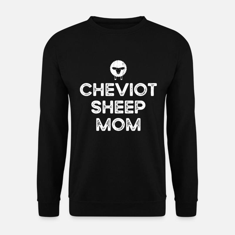 Bauer-Mutter-Mutter - Cheviot-Schaf - Unisex Pullover - Schwarz
