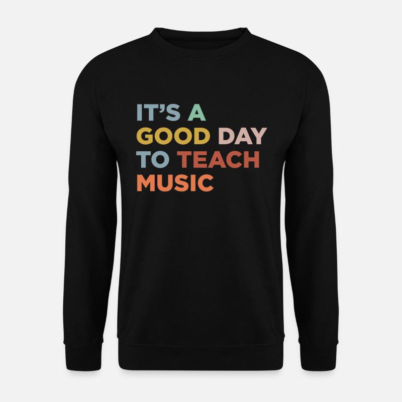 Musiklehrer Beibringen - Unisex Pullover - Schwarz