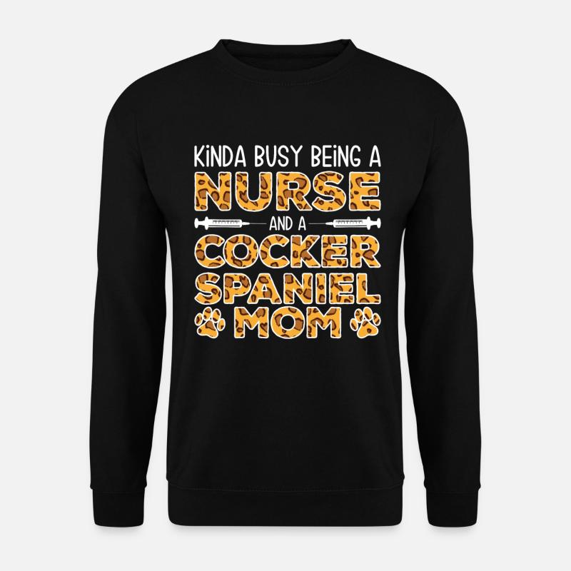 Schwesterhund Mutter - Cocker Spaniel - Unisex Pullover - Schwarz