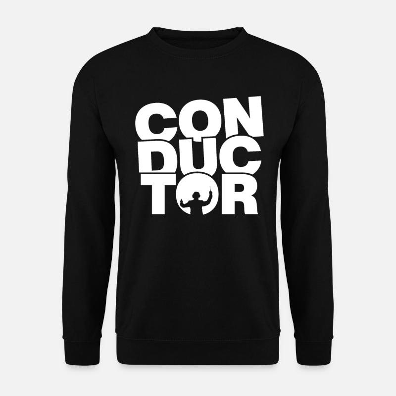 Beruf Job Arbeit - Dirigent - Unisex Pullover - Schwarz