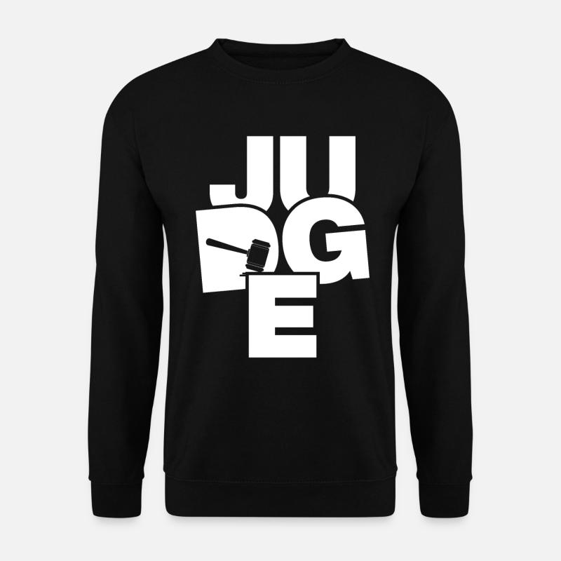 Berufsarbeitsarbeit - Richter - Unisex Pullover - Schwarz