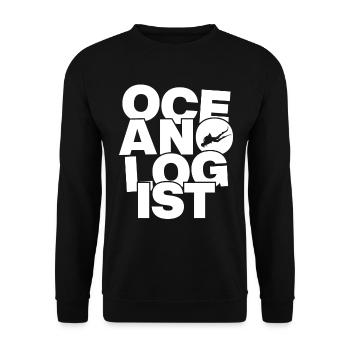 Beruf Ozeanologie Beruf - Oceonologe - Unisex Pullover - Schwarz - Vorne - Alina (178cm) & Michal (187cm)