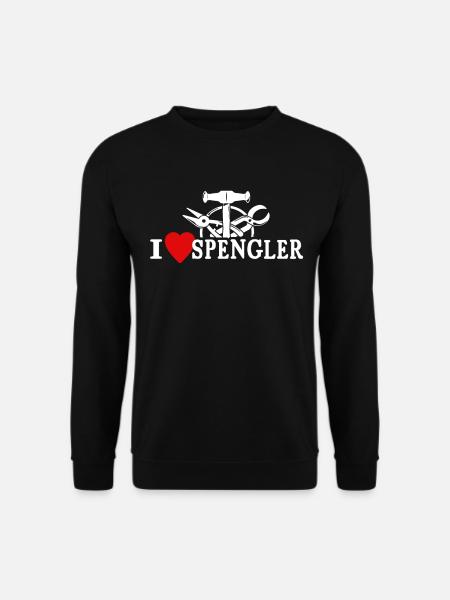 Ich Liebe Spengler Beruf - Unisex Pullover - Schwarz