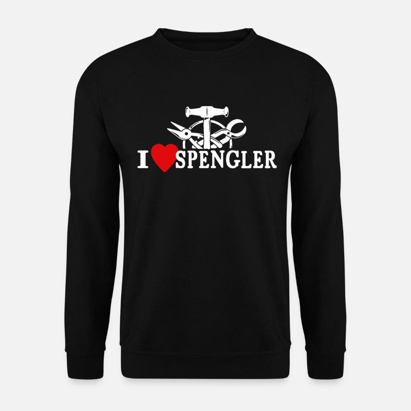 I love tinsmithing profession - Unisex Sweatshirt - black