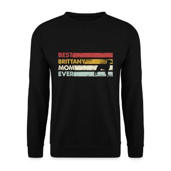 Meilleure mère de tous les temps - Brittany - Sweat-shirt Unisexe - noir - Devant - Alina (178cm) & Michal (187cm)