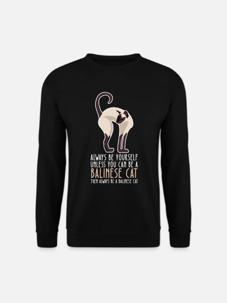 Be Yourself - Balinese Cat - Unisex Sweatshirt - black